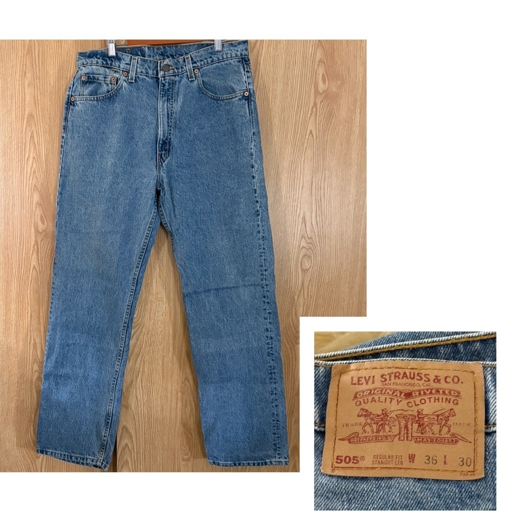 Levi's Classic 505 Straight Men's Jeans in Light Blue